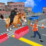 us police horse criminal chase android application logo